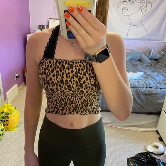 🍒3 for $12 - Bluenotes Cheetah Tube Top - Picture 3 of 5
